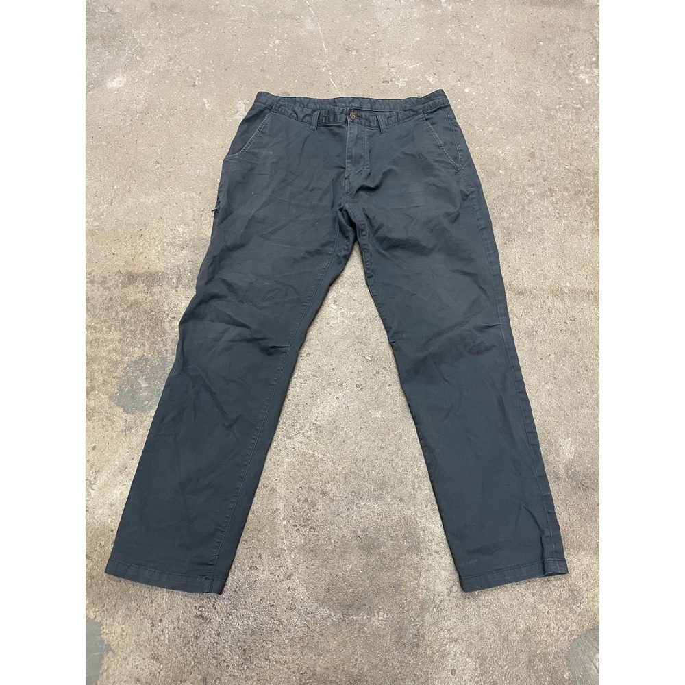 The North Face Pants Mens 36 Black Stretch Chino Casual Outdoor Zip Fly‎ TNF